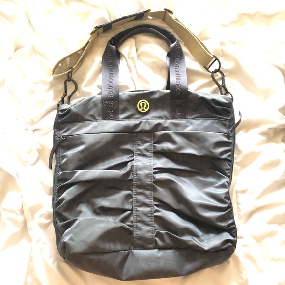 lululemon athletica Handbags - Lululemon || grey athletic tote gym yoga bag